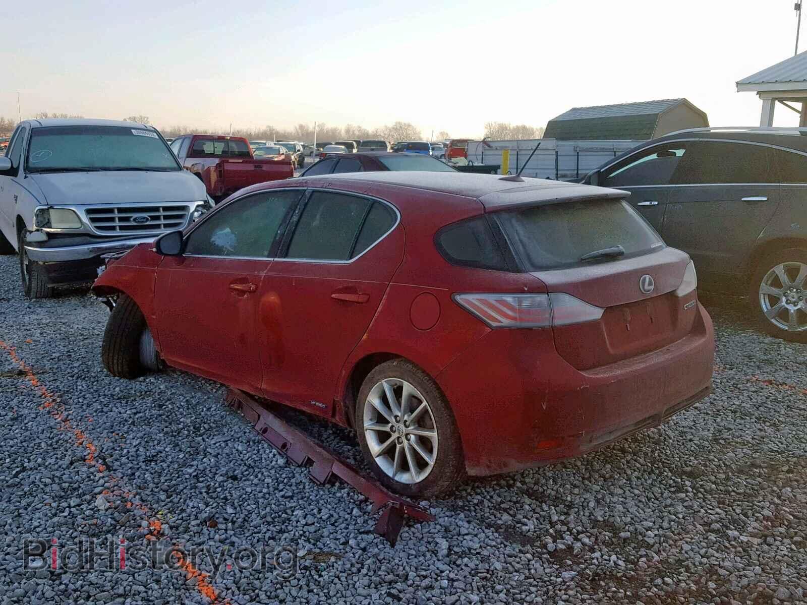 2012 LEXUS CT 200 - VIN: JTHKD5BH4C2080469 - Фото 3