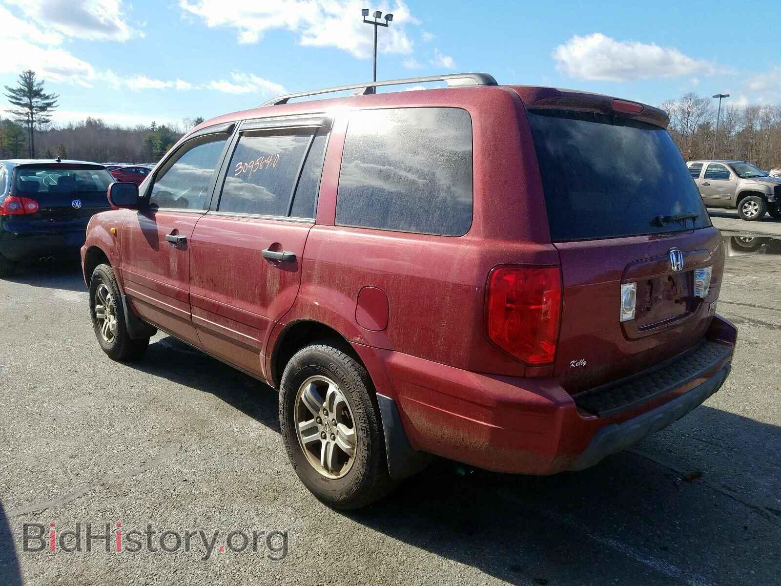 2005 HONDA PILOT - VIN: 2HKYF18675H512414 - Фото 3