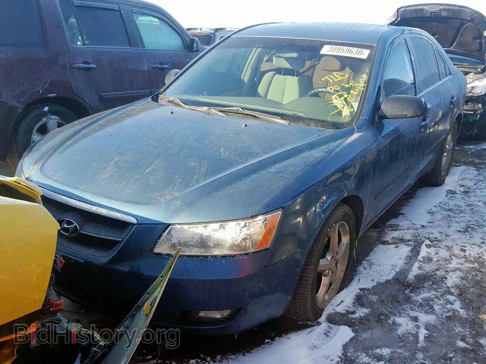 2007 HYUNDAI SONATA - VIN: 5NPEU46F77H162282 - Фото 2
