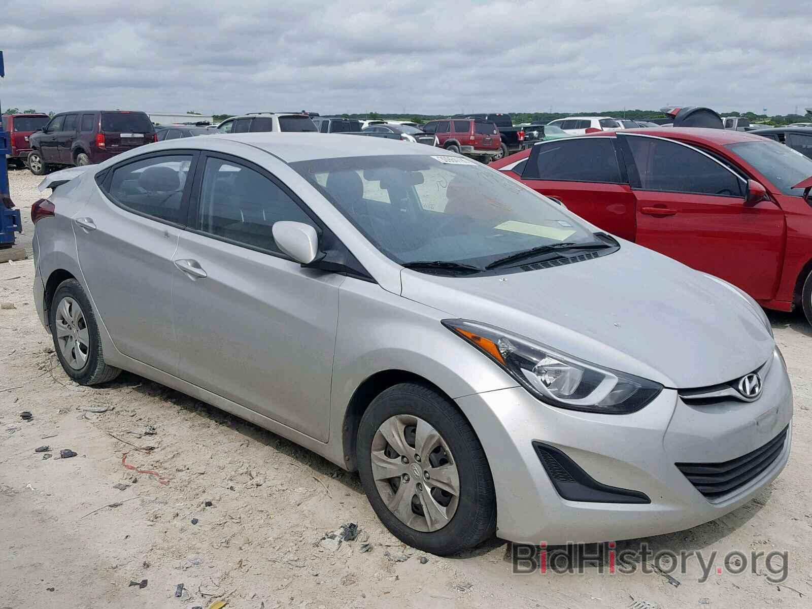 Photo 5NPDH4AE8GH734622 - HYUNDAI ELANTRA 2016