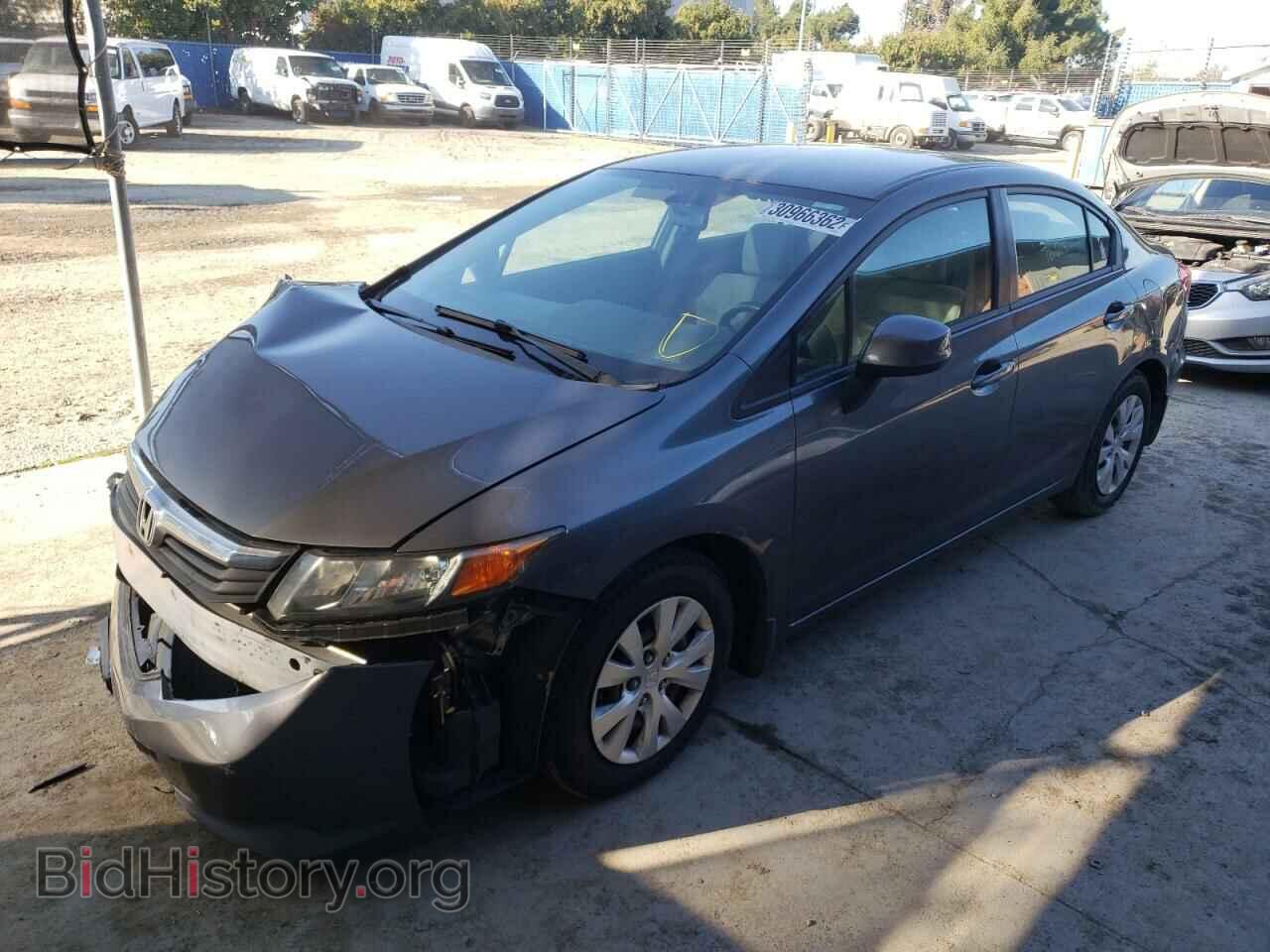 2012 HONDA CIVIC - VIN: 19XFB2F59CE348006 - Фото 2