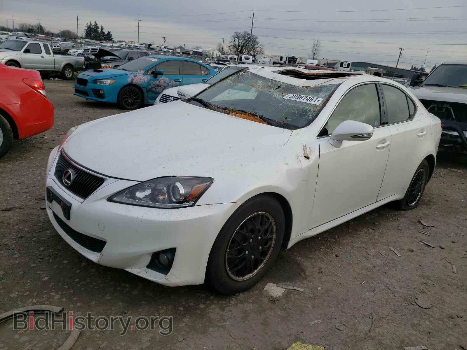2012 LEXUS IS - VIN: JTHCF5C23C5054372 - Фото 2