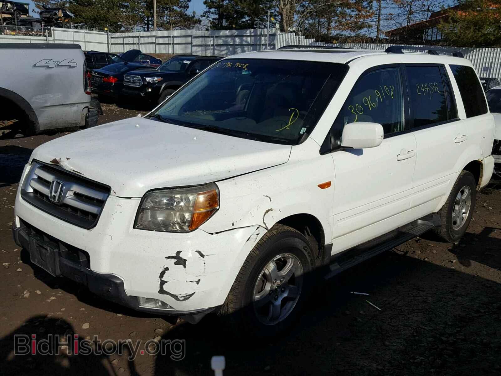 2006 HONDA PILOT - VIN: 2HKYF18516H535082 - Фото 2