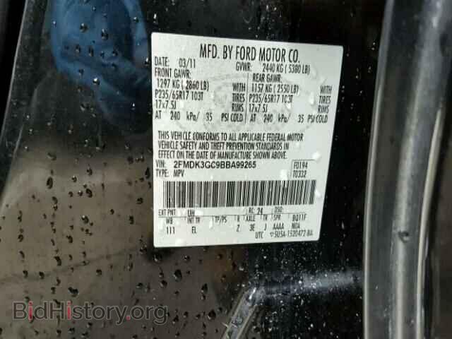 2011 FORD EDGE - VIN: 2FMDK3GC9BBA99265 - Photo 10
