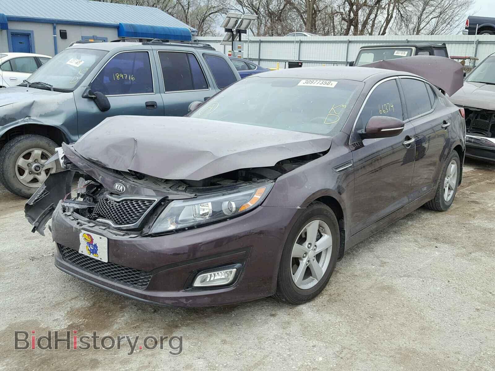 2014 KIA OPTIMA - VIN: 5XXGM4A76EG290384 - Фото 2