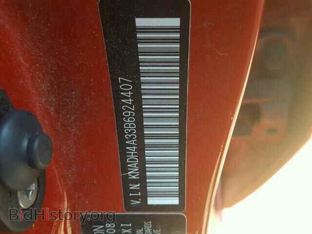 2011 KIA RIO BASE - VIN: KNADH4A33B6924407 - Фото 10