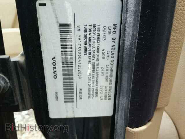 2004 VOLVO S80 - VIN: YV1TS92D041352839 - Photo 10