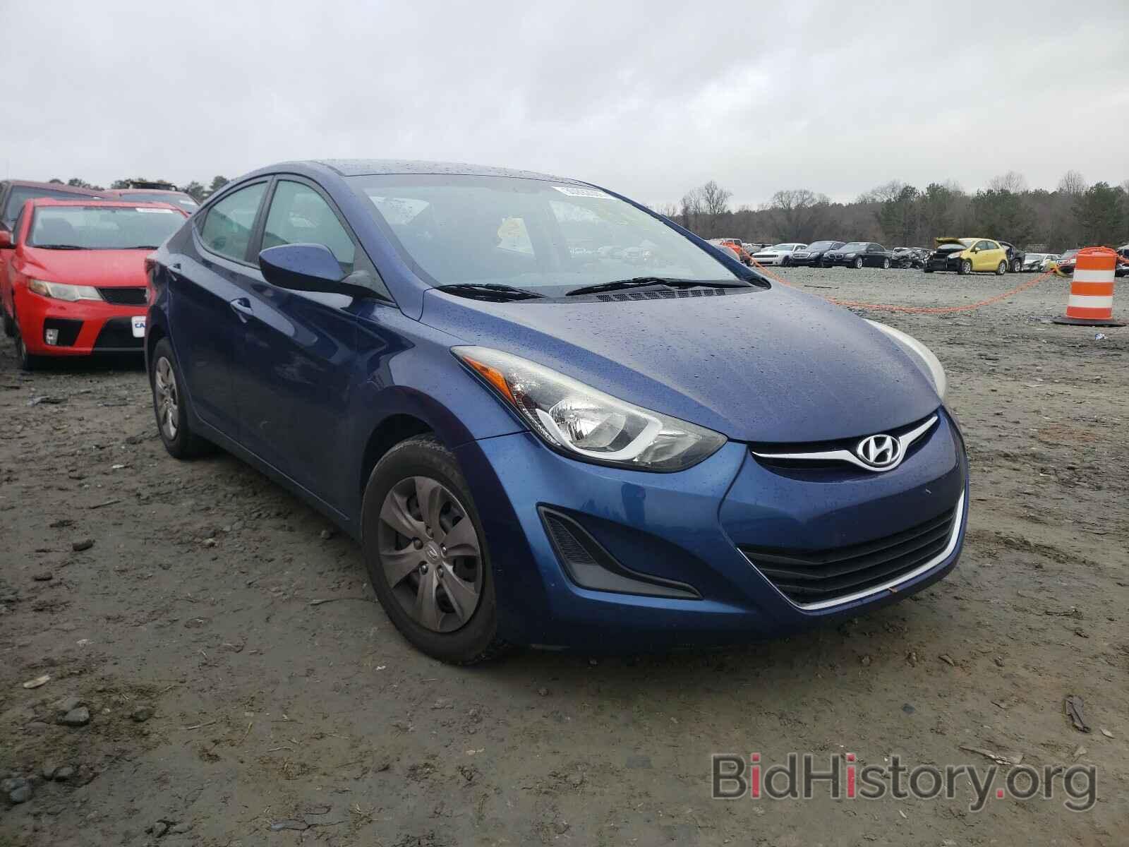 Фотография 5NPDH4AE5GH685217 - HYUNDAI ELANTRA 2016