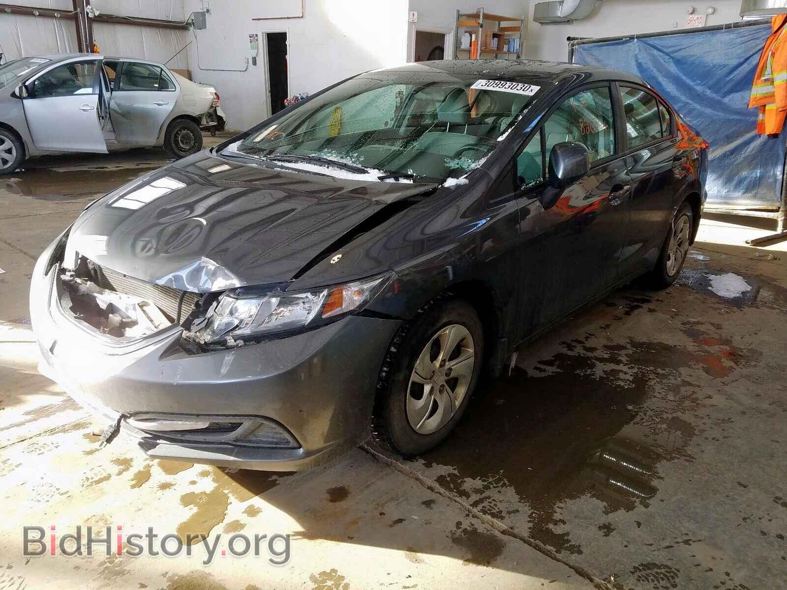 2013 HONDA CIVIC - VIN: 2HGFB2F44DH109848 - Фото 2