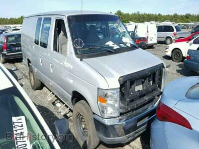 2010 Ford ECONOLINE, серебристый — VIN 1FTNS2EL2ADA76585, Copart