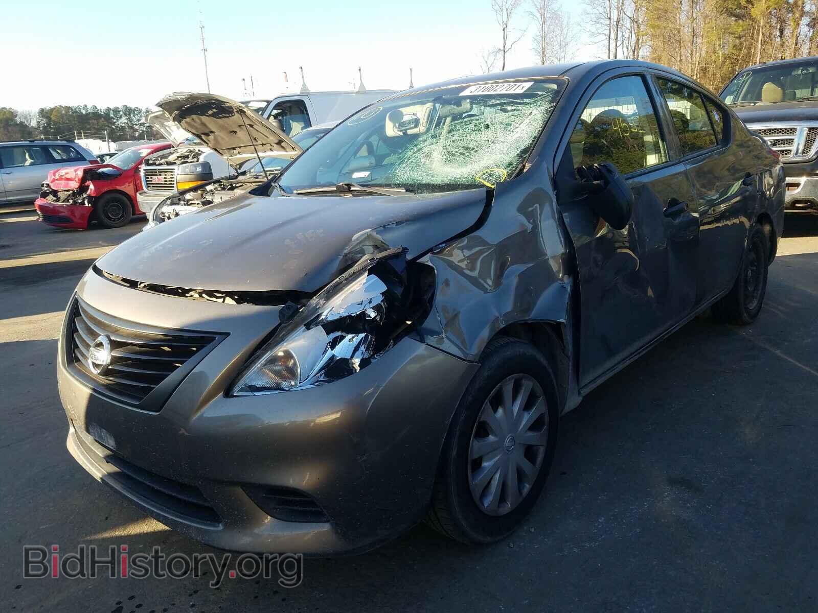 2014 NISSAN VERSA - VIN: 3N1CN7AP7EL855729 - Фото 2