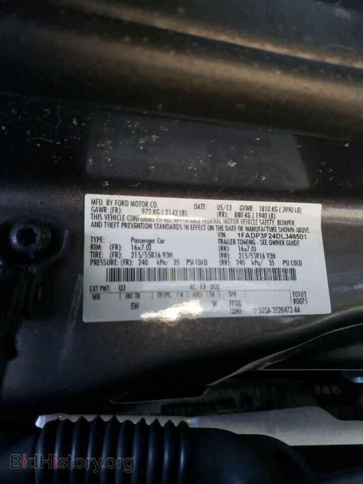 2013 FORD FOCUS - VIN: 1FADP3F24DL348501 - Photo 10