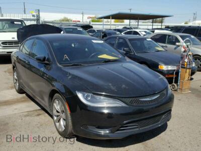 2015 Chrysler 200 200 S, black — VIN 1C3CCCBBXFN511820, Copart