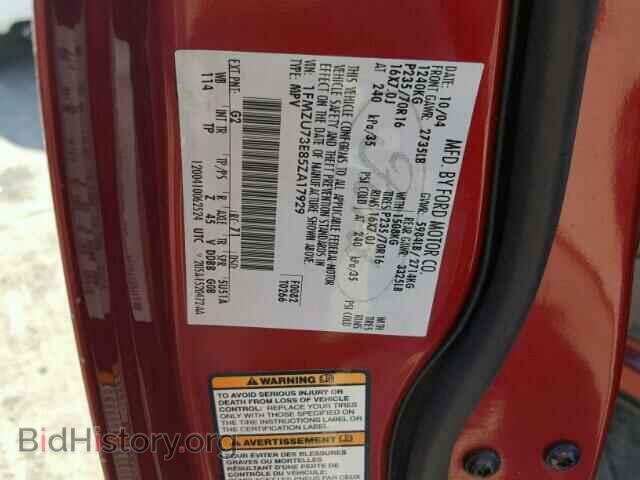 2005 FORD EXPLORER - VIN: 1FMZU73E85ZA17929 - Фото 10