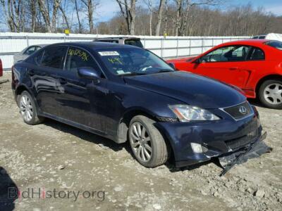 2007 Lexus IS250 IS 250, черный — VIN JTHCK262575013852, Copart