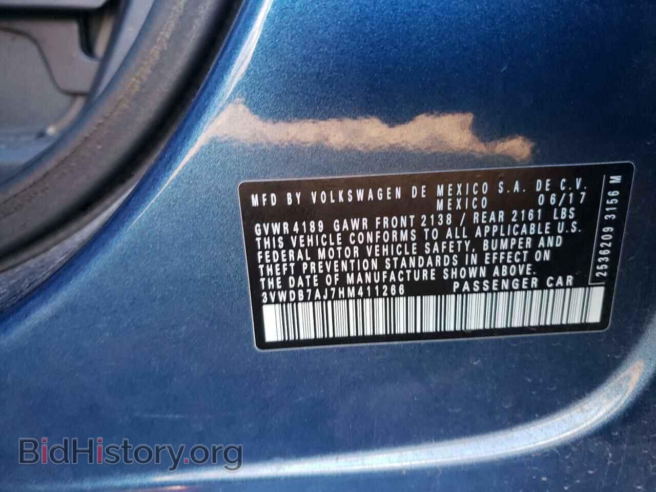 2017 VOLKSWAGEN JETTA - VIN: 3VWDB7AJ7HM411266 - Фото 10