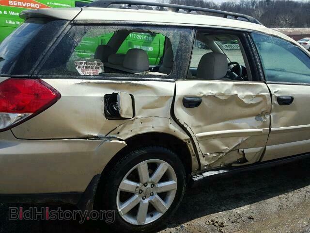 2008 SUBARU OUTBACK - VIN: 4S4BP61CX87307657 - Фото 9