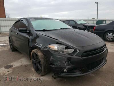 2014 Dodge DART DART SXT, black — VIN 1C3CDFBB7ED802455, Copart