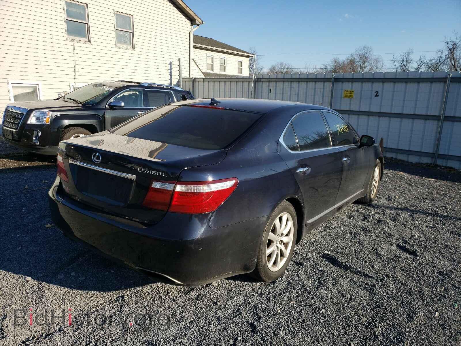 2007 LEXUS LS460 - VIN: JTHGL46F275007312 - Фото 4