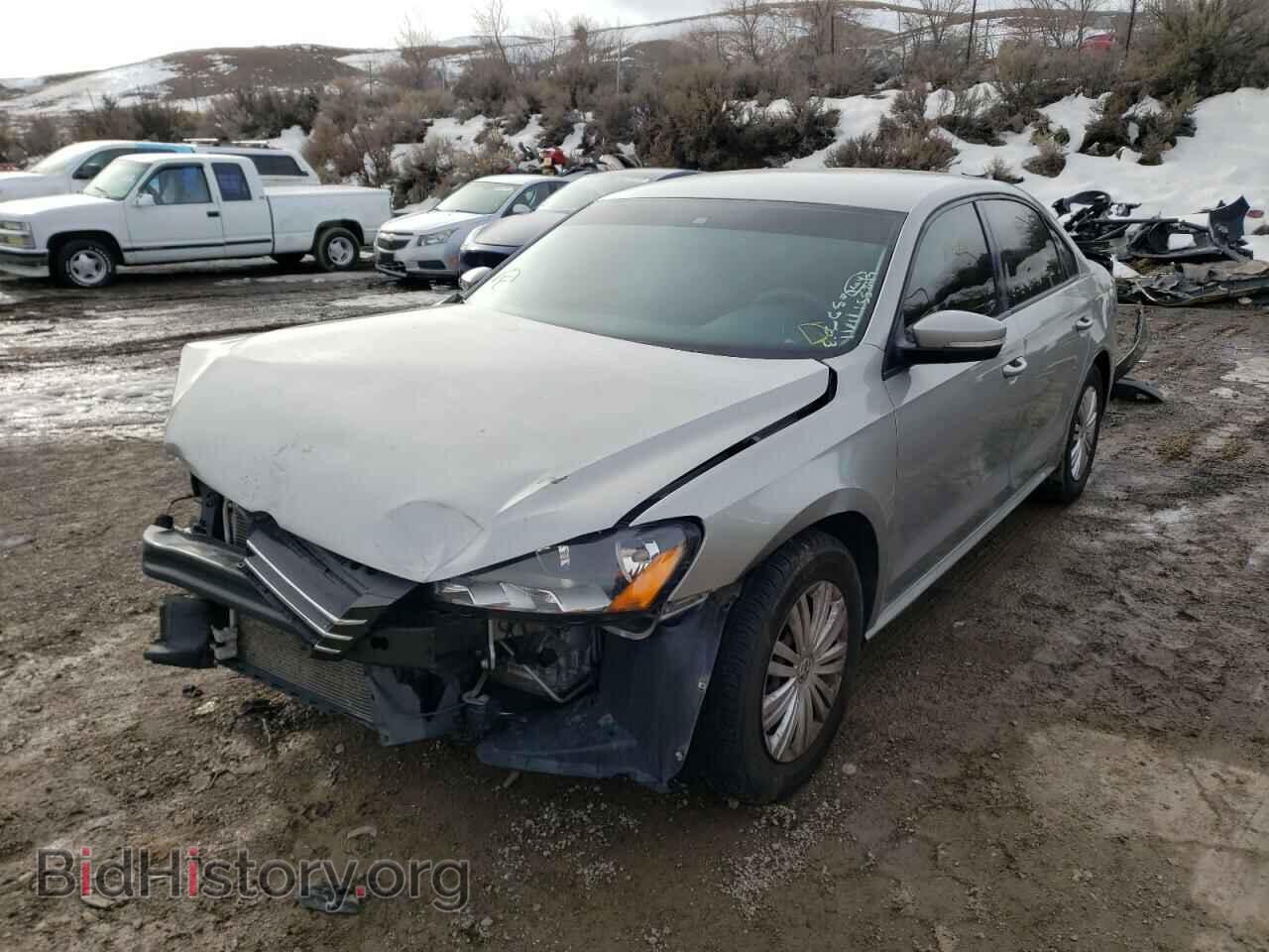 2014 VOLKSWAGEN PASSAT - VIN: 1VWAP7A37EC024266 - Фото 2
