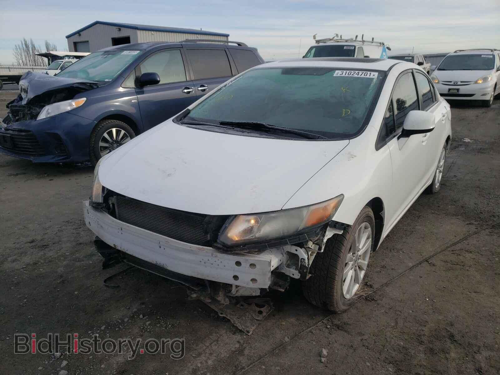 2012 HONDA CIVIC - VIN: 19XFB2F86CE329617 - Фото 2