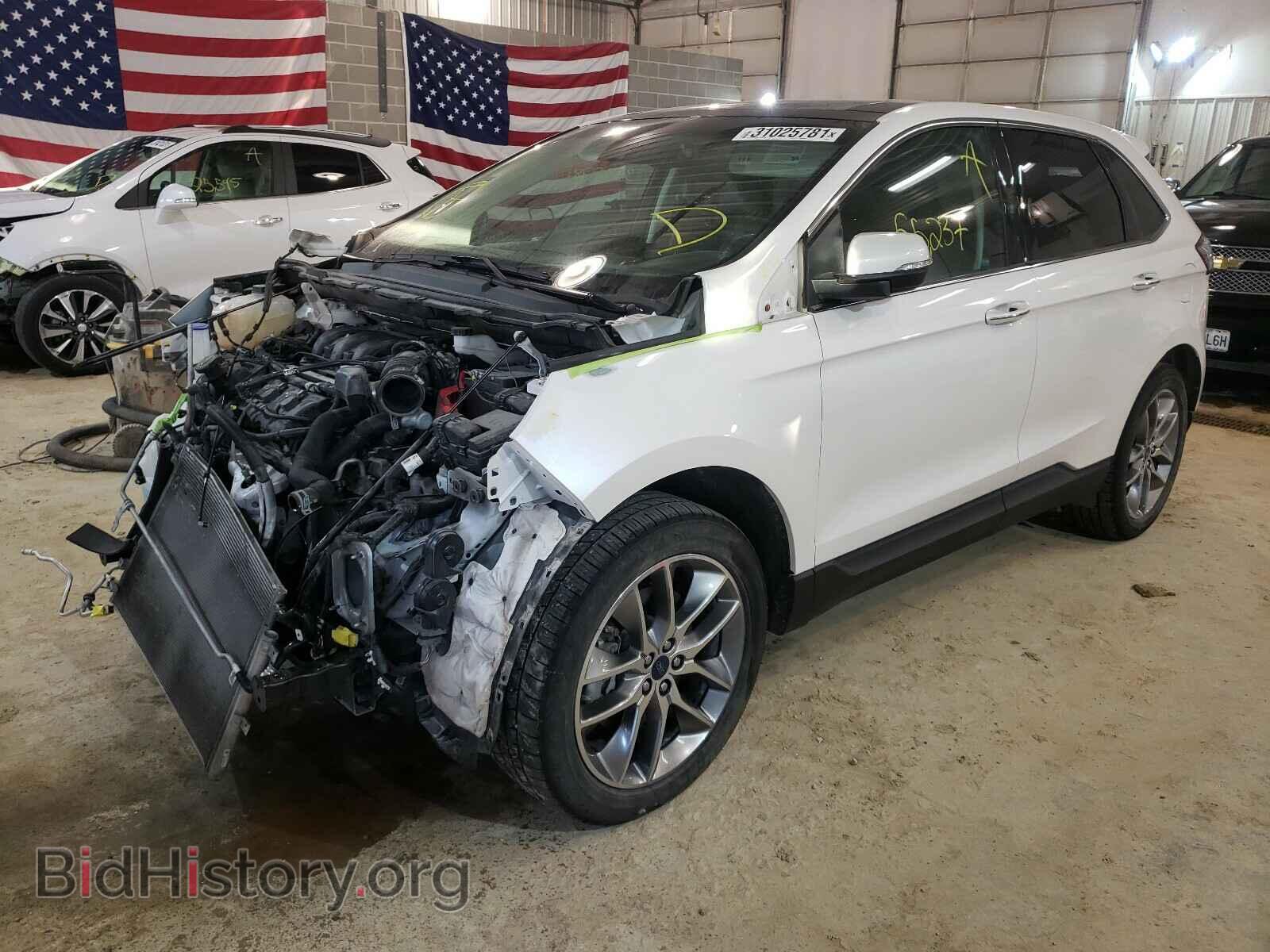2017 FORD EDGE - VIN: 2FMPK4K87HBB25425 - Фото 2