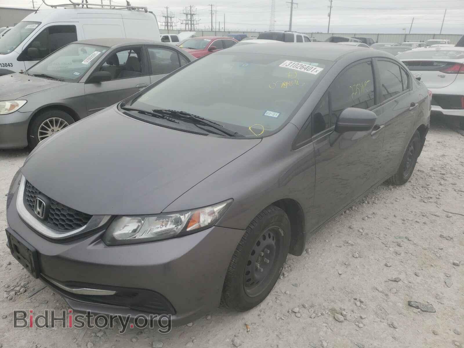 2015 HONDA CIVIC - VIN: 19XFB2F52FE074846 - Фото 2