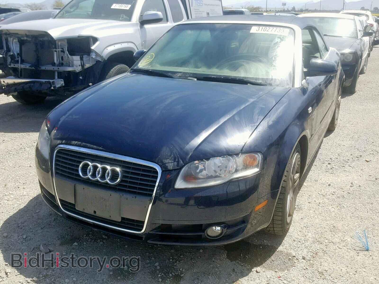 2007 AUDI A4 - VIN: WAUAF48HX7K019672 - Фото 2