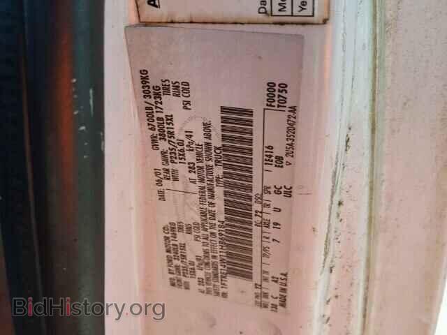 2001 FORD ECONOLINE - VIN: 1FTRE14W11HB69184 - Фото 10