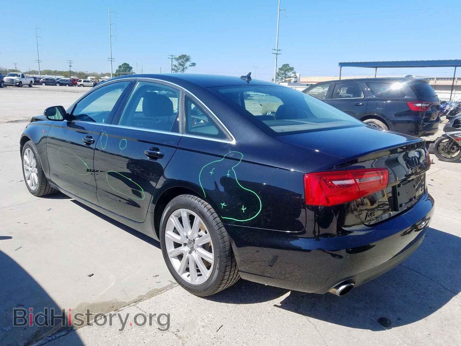 2013 AUDI A6 - VIN: WAUGGAFC0DN036844 - Фото 3