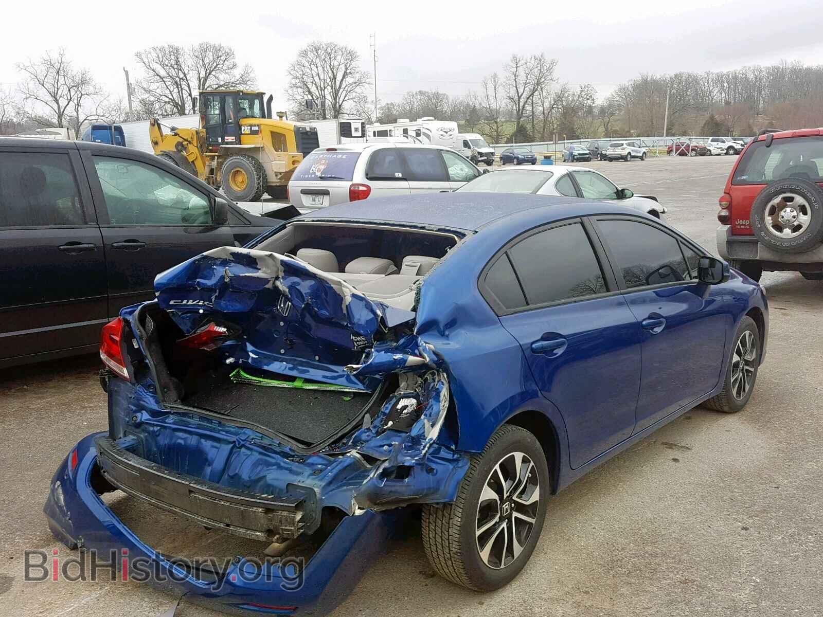 2013 HONDA CIVIC - VIN: 19XFB2F87DE040618 - Фото 4