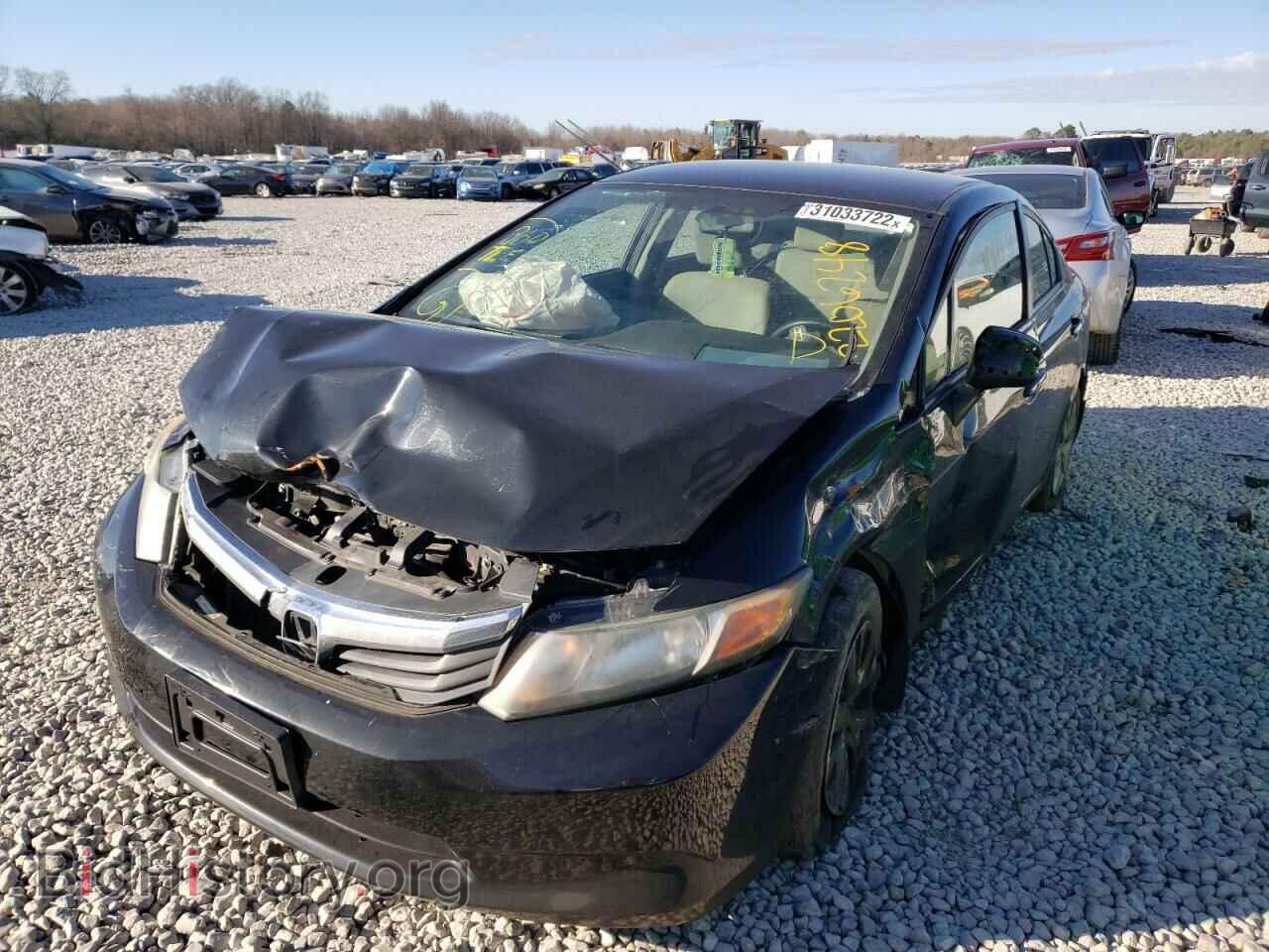 2012 HONDA CIVIC - VIN: 19XFB2F52CE079024 - Фото 2