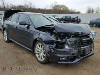 2014 Audi A4 A4 Premium, синий — VIN WAUFFAFLXEN025009, Copart