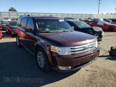 2011 Ford FLEX Flex SEL, burgundy — VIN 2FMHK6CCXBBD27556, Copart