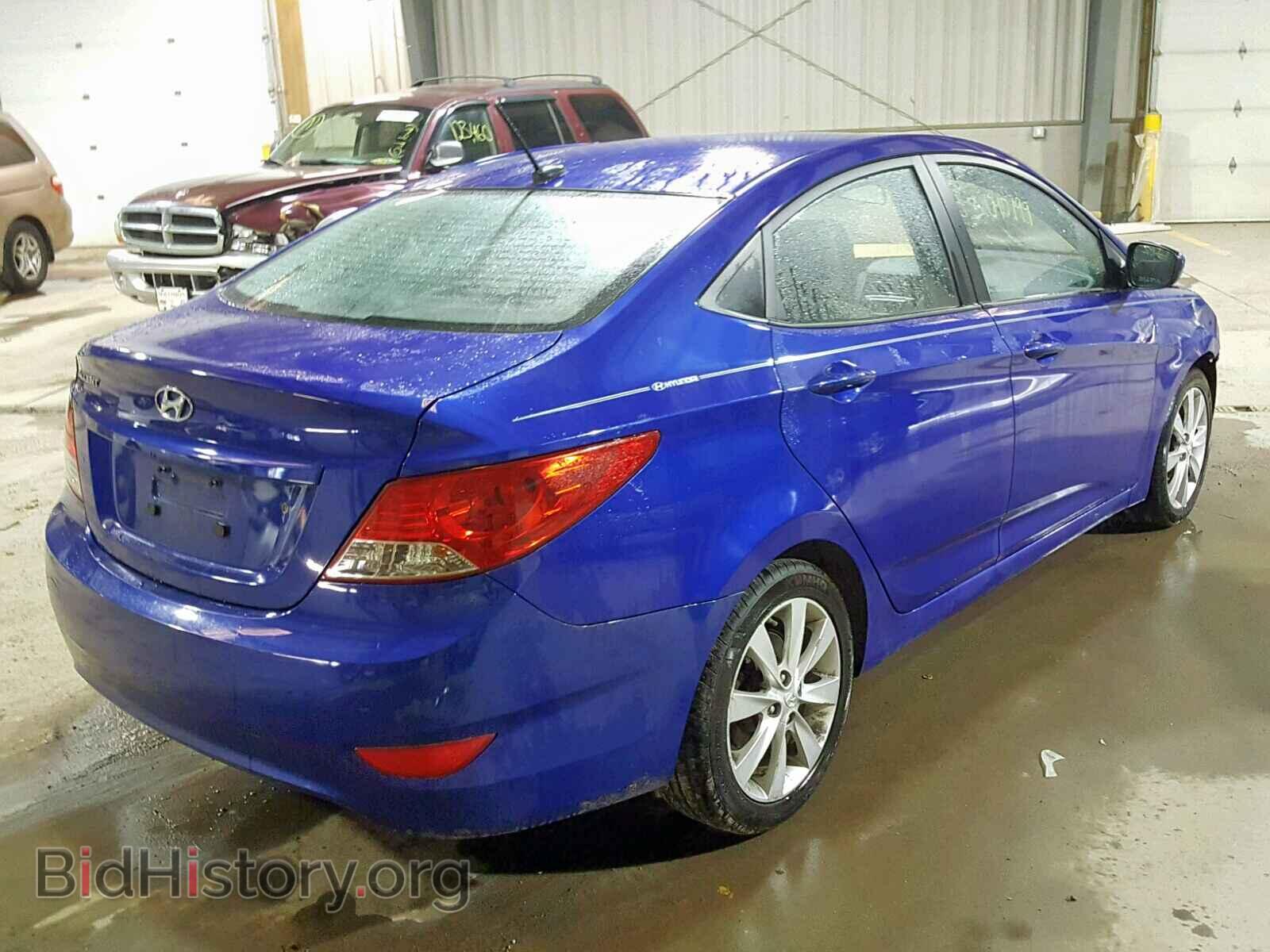 2012 HYUNDAI ACCENT - VIN: KMHCU4AE6CU072414 - Фото 4