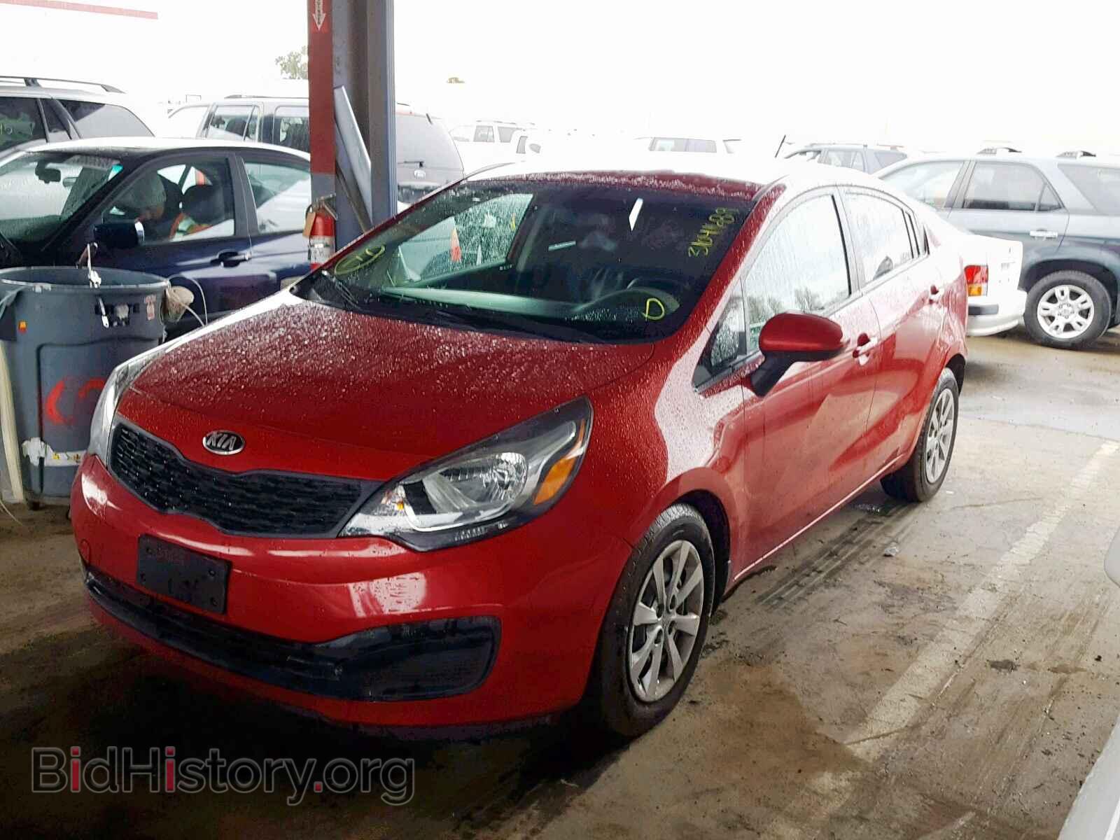 2015 KIA RIO - VIN: KNADM4A37F6438927 - Фото 2