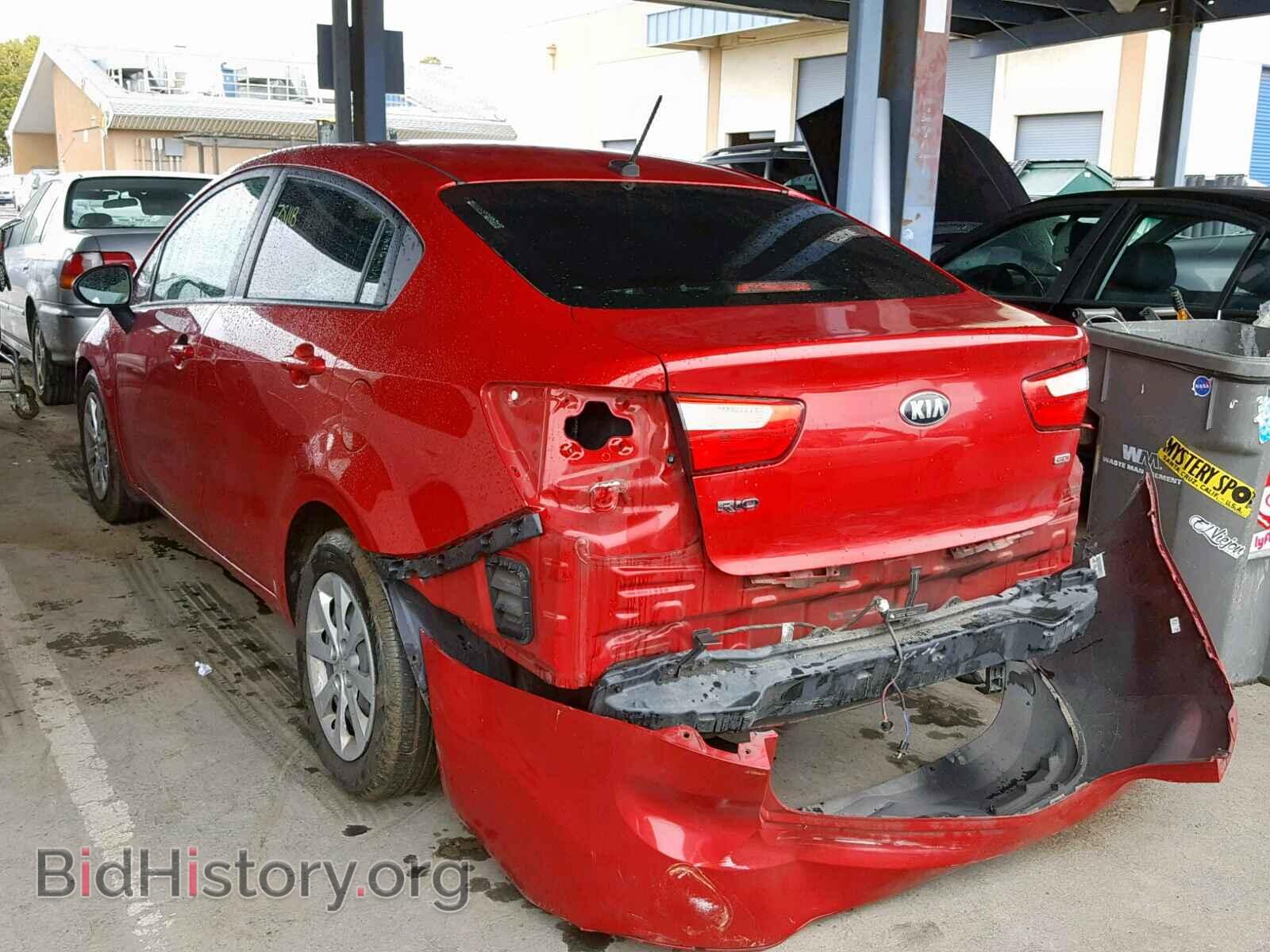 2015 KIA RIO - VIN: KNADM4A37F6438927 - Фото 3