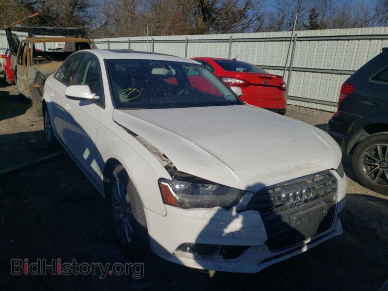 2014 Audi A4 A4 Premium (VIN WAUBFAFL2EA091785) — photo 1 of 10, Copart, damage: front end