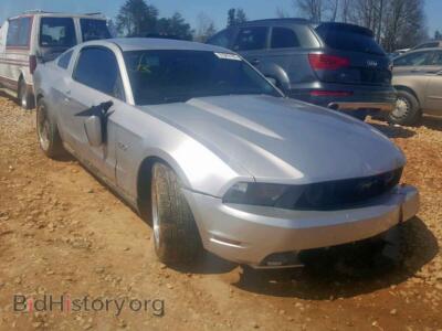 2011 Ford MUSTANG GT, silver — VIN 1ZVBP8CF0B5116465, Copart