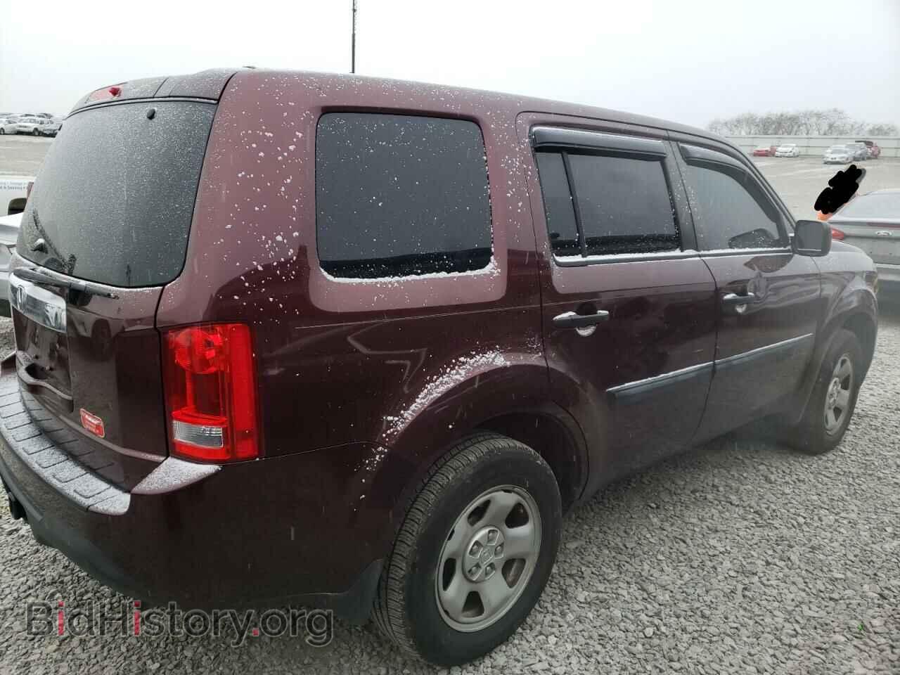 2013 HONDA PILOT - VIN: 5FNYF3H21DB039504 - Фото 4