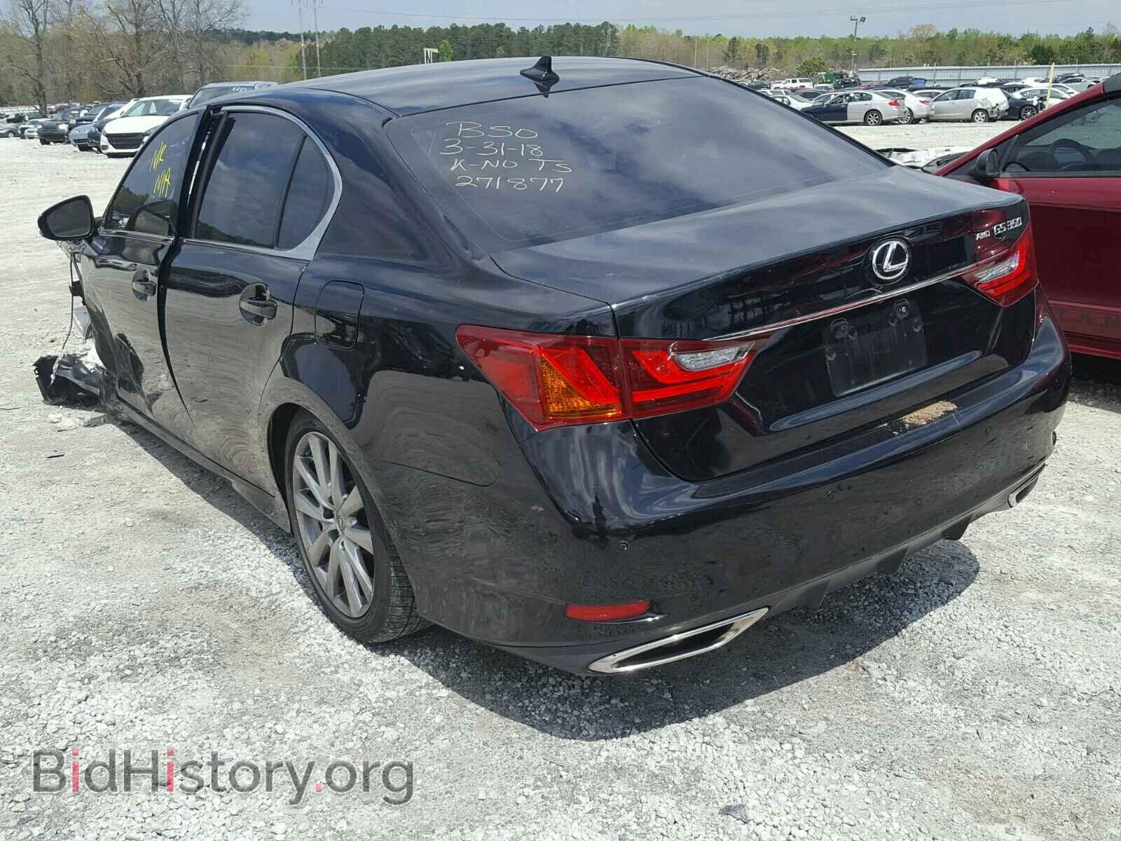 2013 LEXUS GS350 - VIN: JTHCE1BL5D5001891 - Фото 3