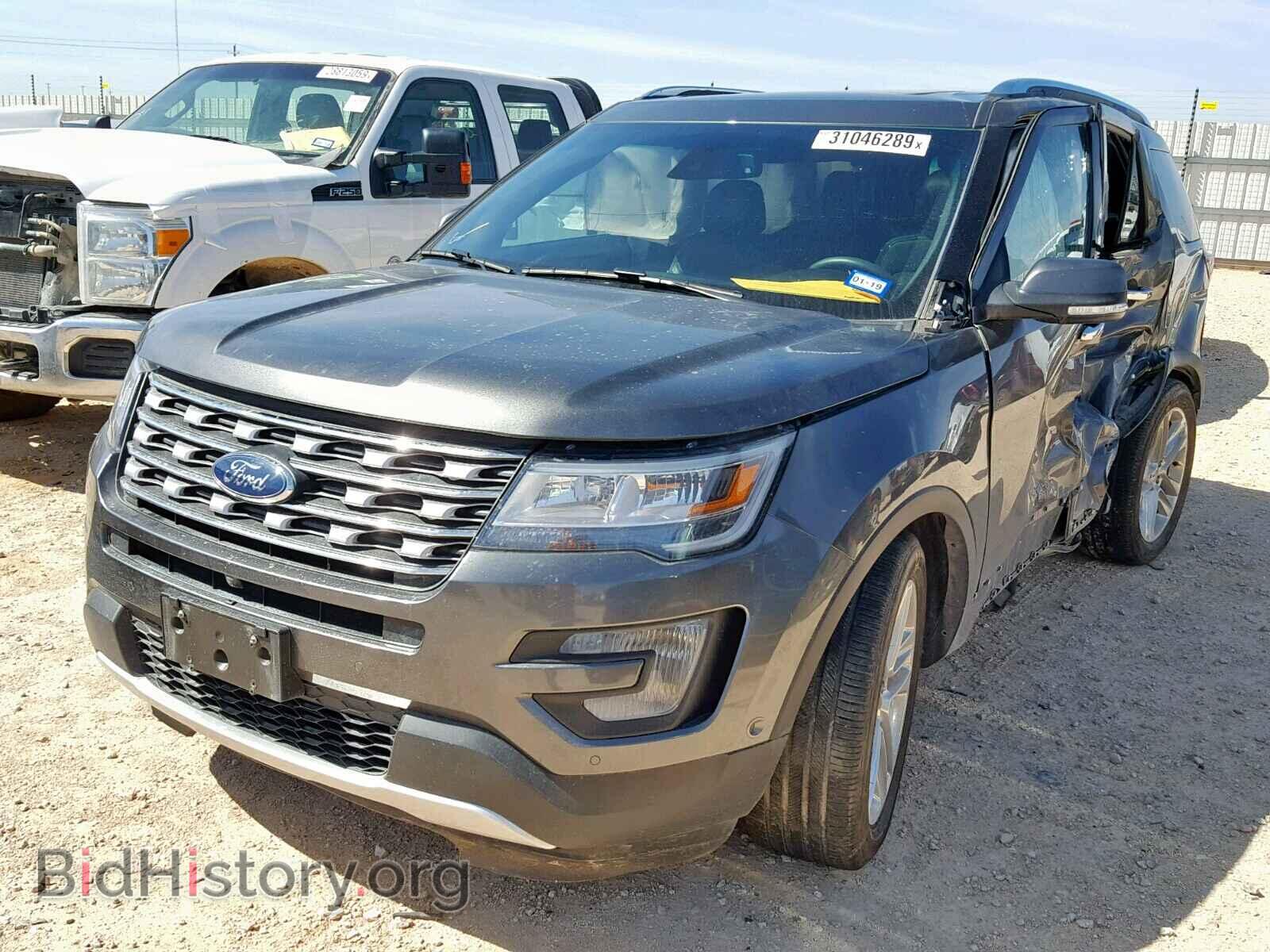 2016 FORD EXPLORER L - VIN: 1FM5K7F80GGB17743 - Фото 2