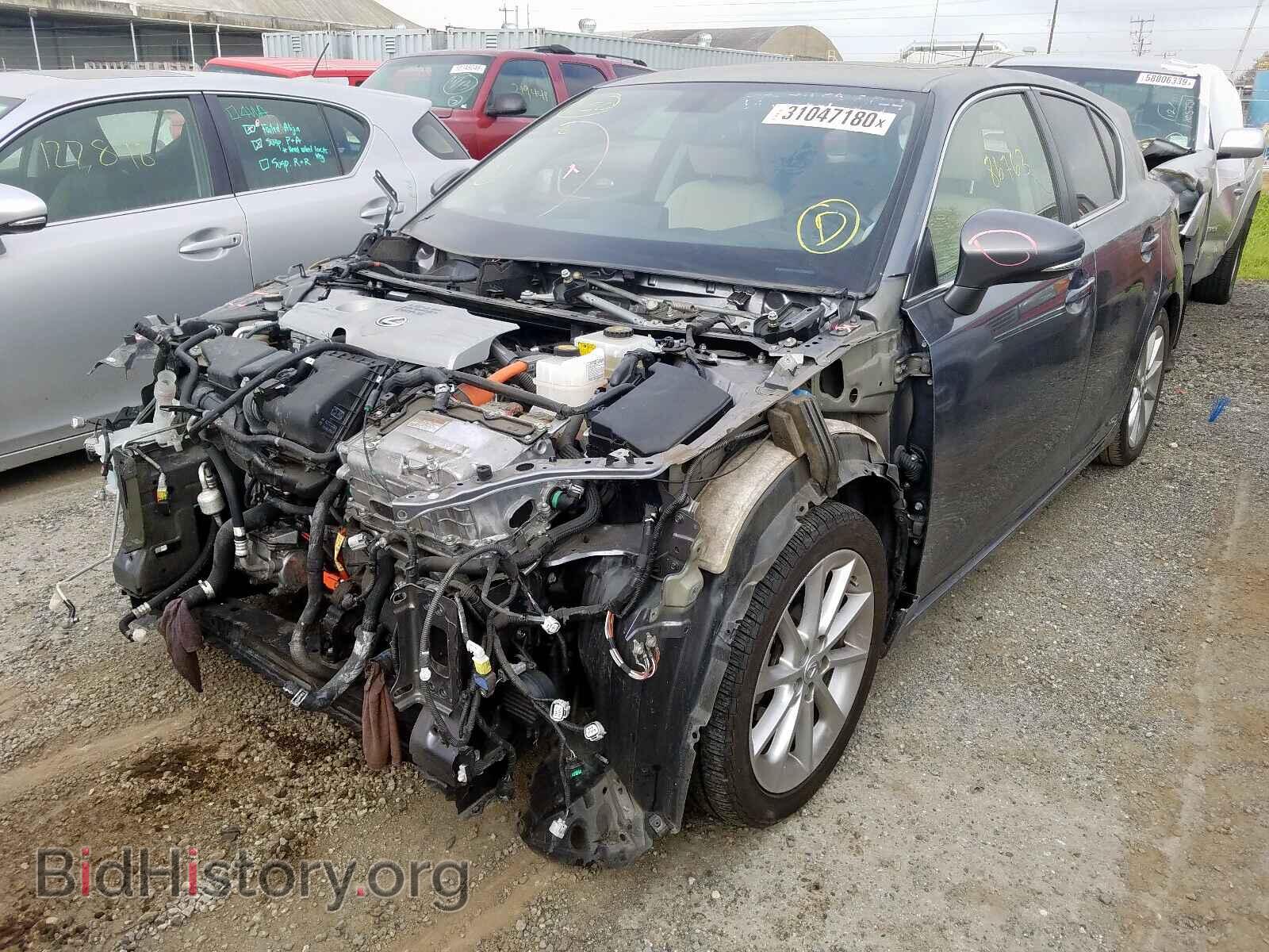 2013 LEXUS CT 200 - VIN: JTHKD5BH1D2164542 - Фото 2