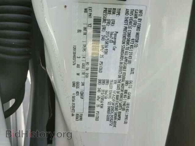 2013 FORD FOCUS - VIN: 1FADP3F29DL305272 - Фото 10