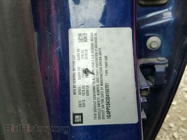 2013 BUICK VERANO - VIN: 1G4PP5SK3D4190781 - Фото 10