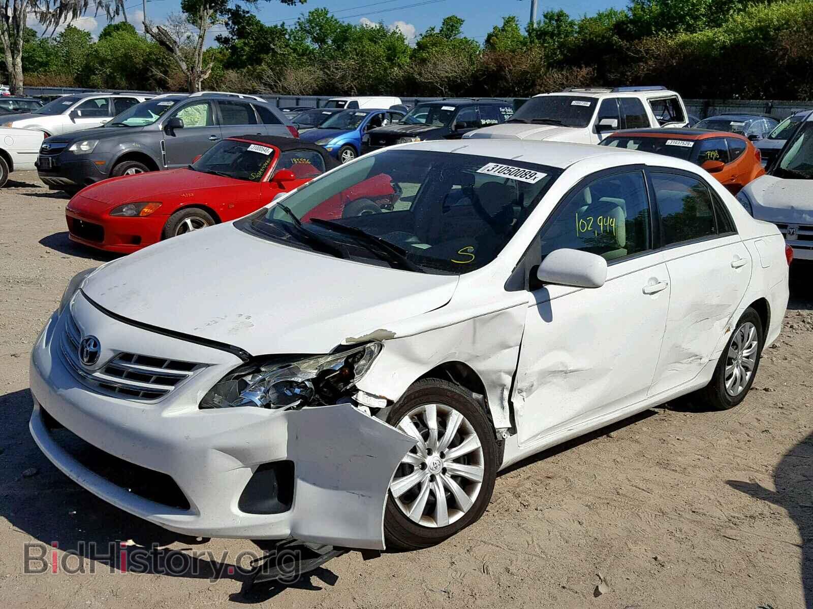 2013 TOYOTA COROLLA BA - VIN: 5YFBU4EE2DP122539 - Фото 2