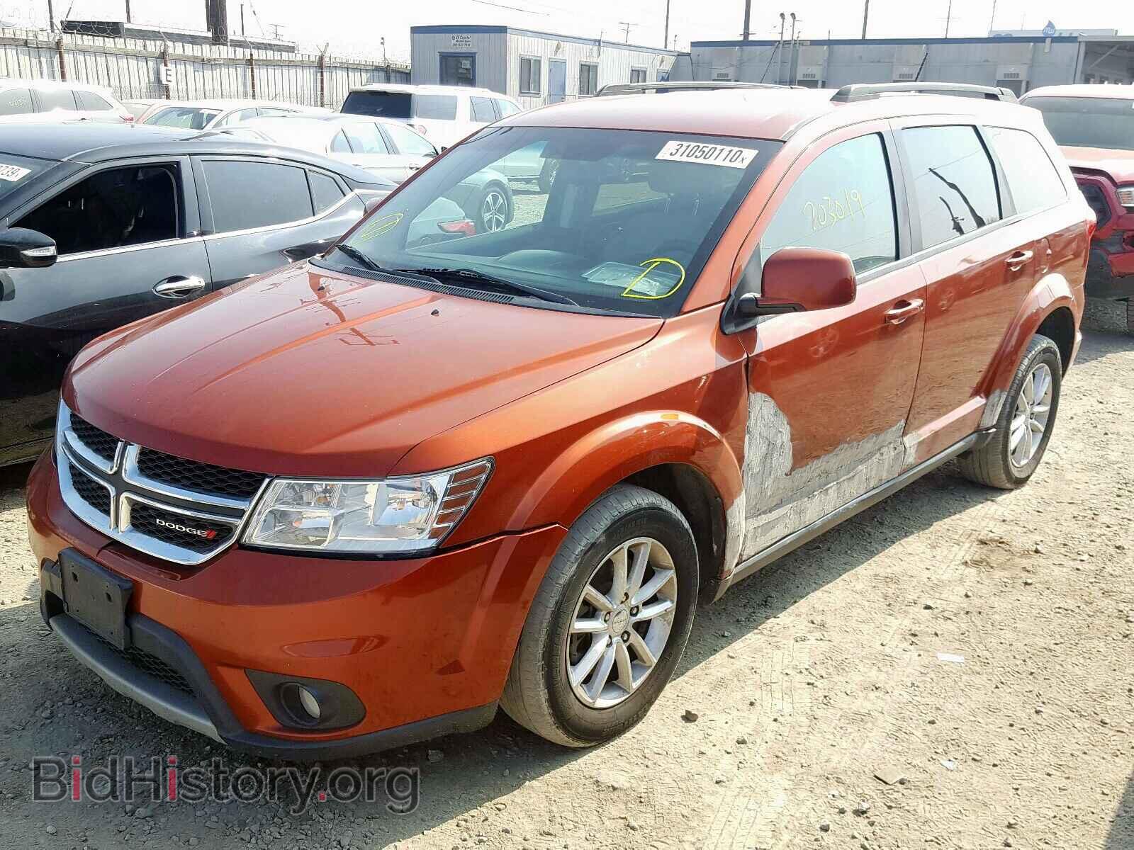 2014 DODGE JOURNEY - VIN: 3C4PDCBB9ET240855 - Фото 2