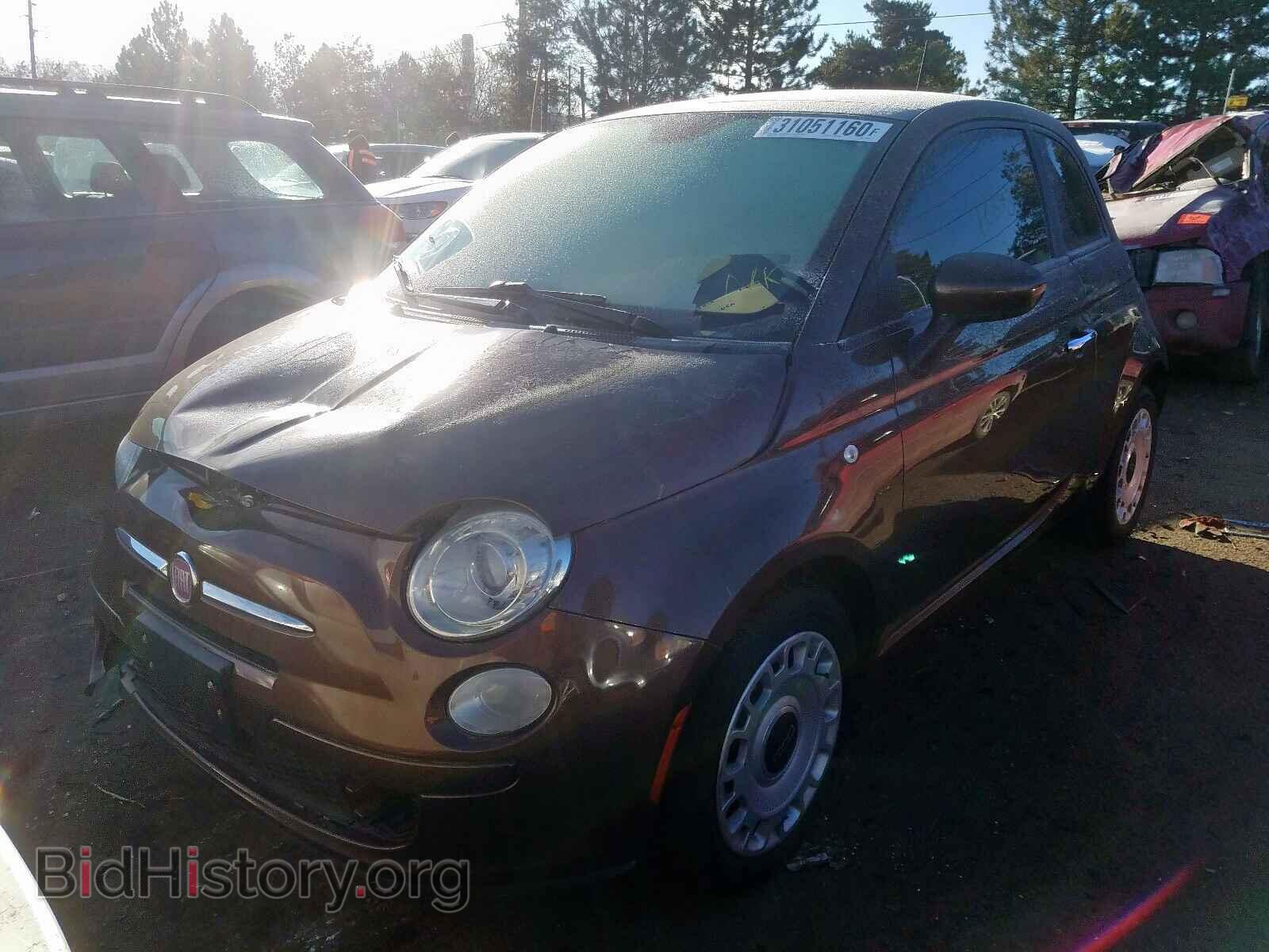2012 FIAT 500 - VIN: 3C3CFFAR0CT280882 - Фото 2