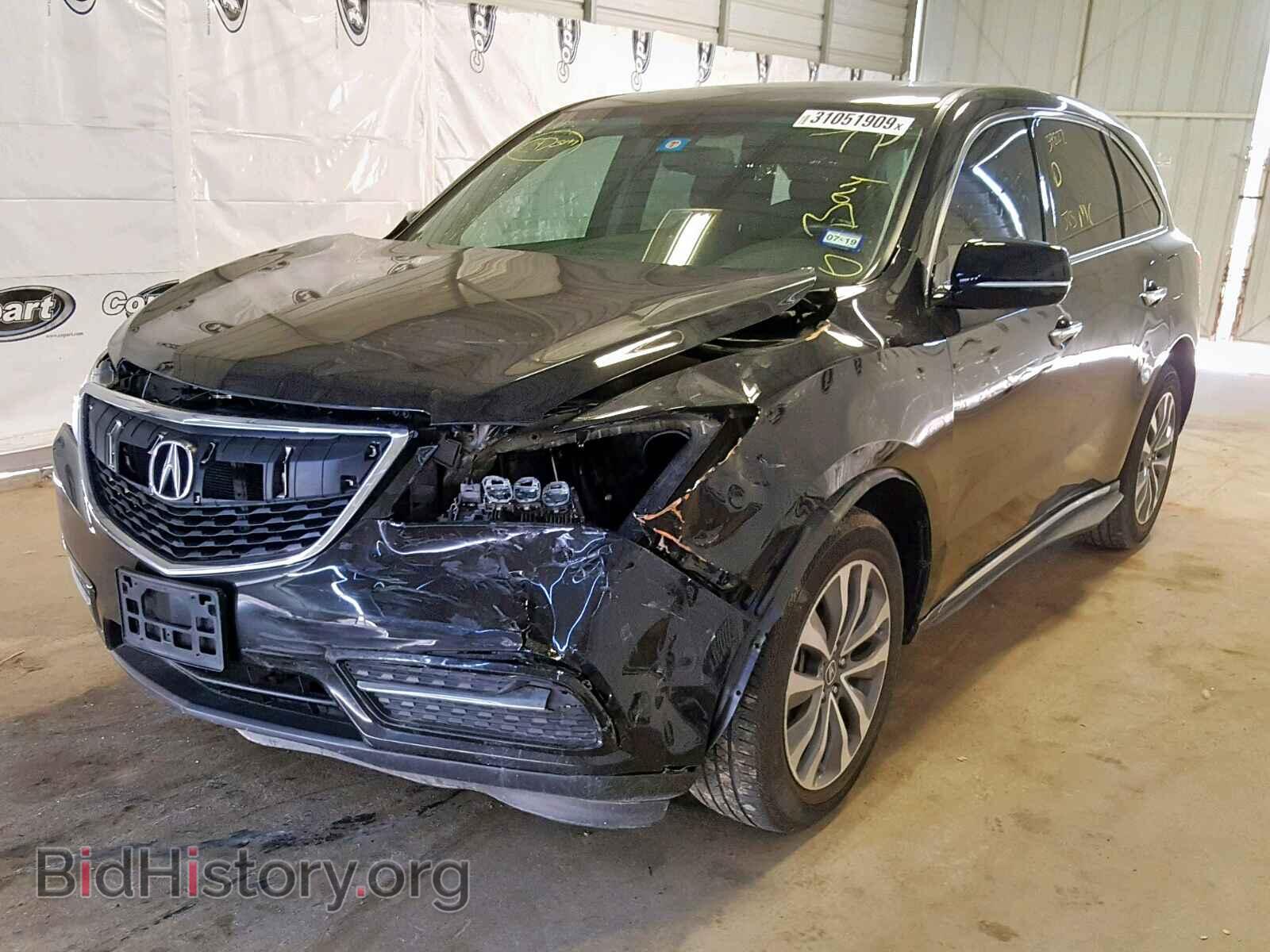 2015 ACURA MDX - VIN: 5FRYD4H40FB001969 - Фото 2