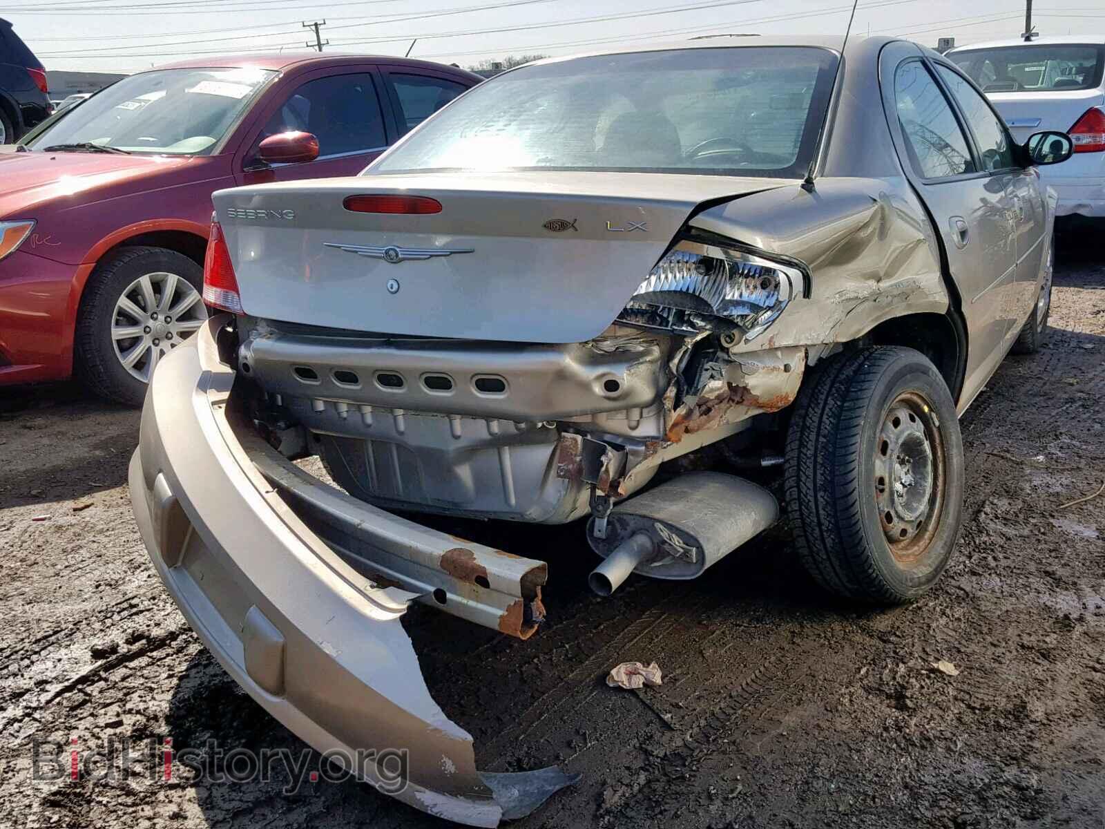 2004 CHRYSLER SEBRING - VIN: 1C3EL46R24N184221 - Фото 4